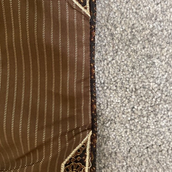 Euro pillow sham covers - 5 available - Croscill brown & black, Sancerre NWT - Picture 4 of 8